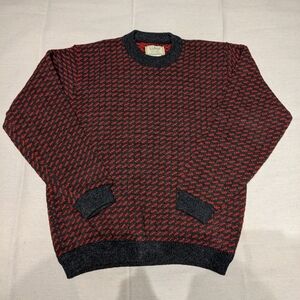Vintage LL Bean Birds eye Knit sweater men's L